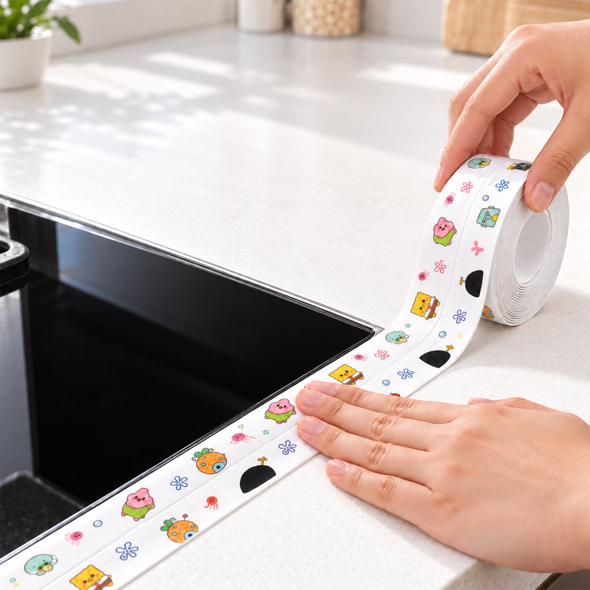 Self Adhesive Sealing Tape for Sink Counter and Bathroom Gaps (1 Pc)