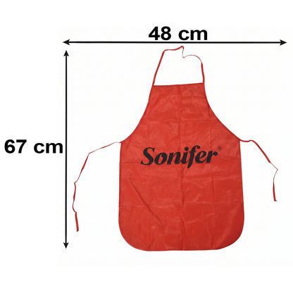 Reusable Cooking Apron with Front Pocket and Adjustable Neck Strap (1 Pc)