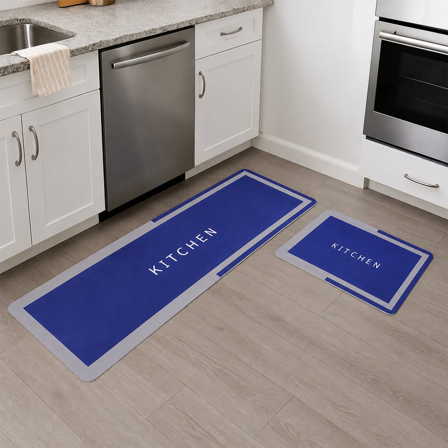 Printed Anti Slip Floor Mat Set – Safe & Decorative for Home