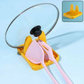 Kitchen Lid & Spoon Holder Stand – Compact & Heat-Resistant