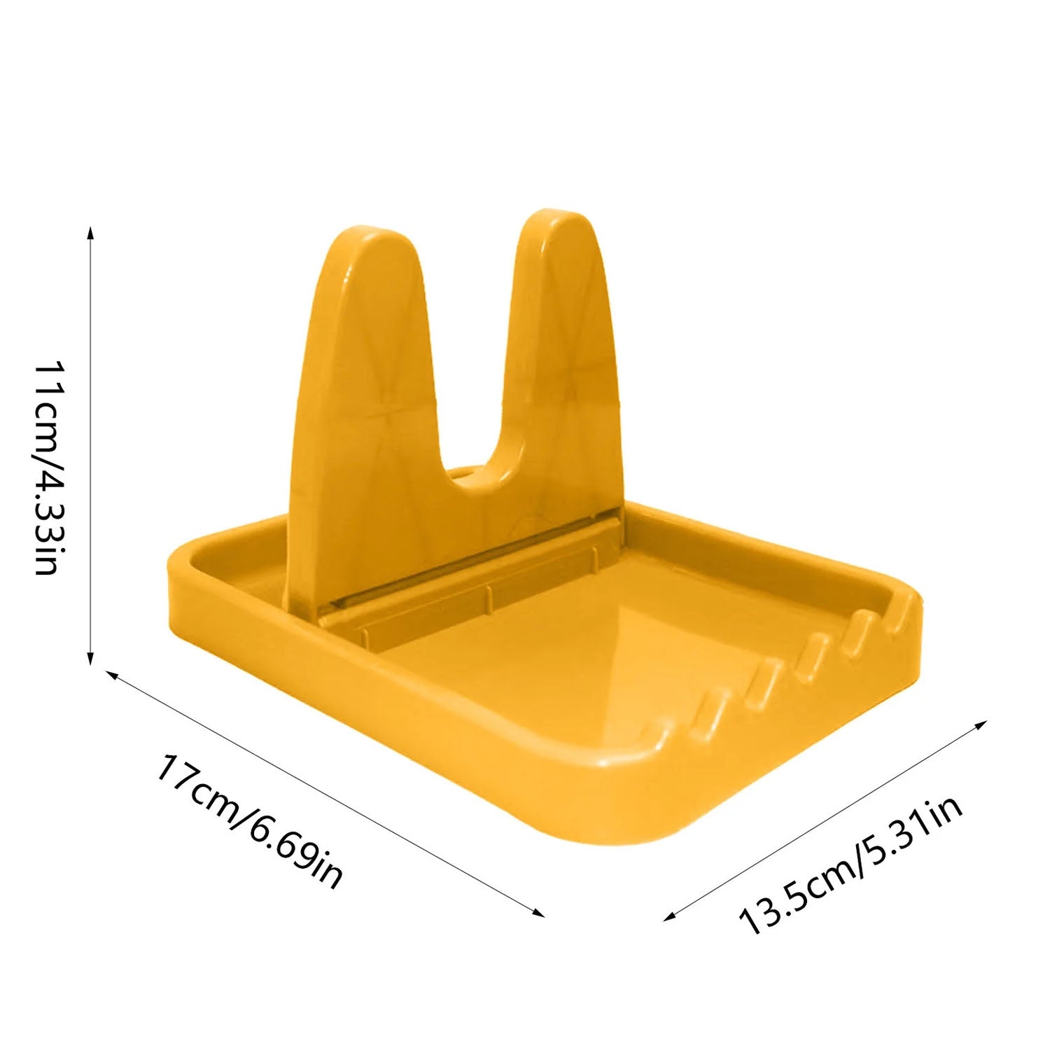 Size dimensions of kitchen lid and spoon holder stand