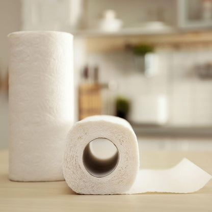 Freshee Super-Absorbent Kitchen Roll 4-in-1 Paper Towels (4 Rolls × 60 Sheets = 240 Sheets)