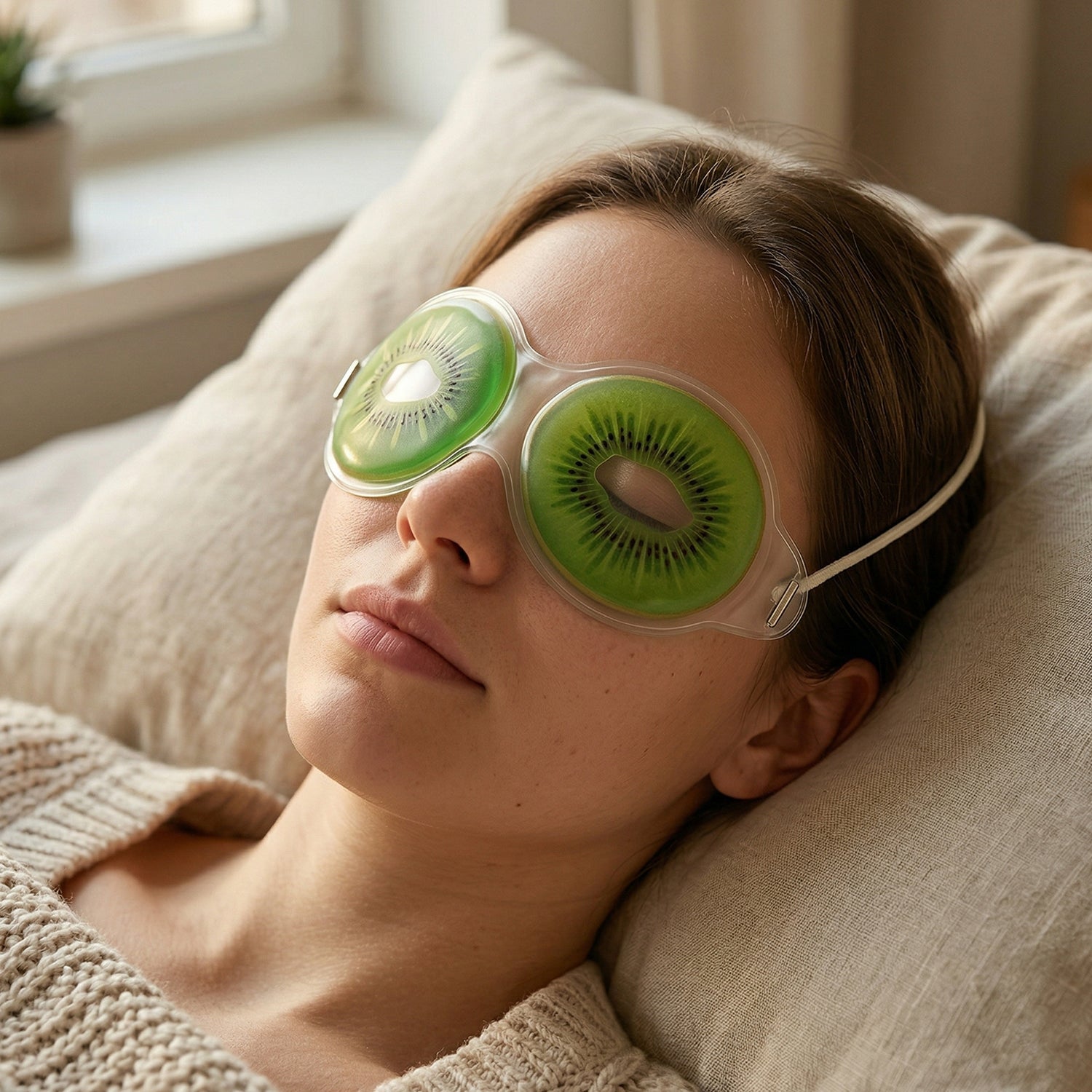 Reusable Eye Cooling Gel Eye Mask (1 Pair, Mix Gel Mask)