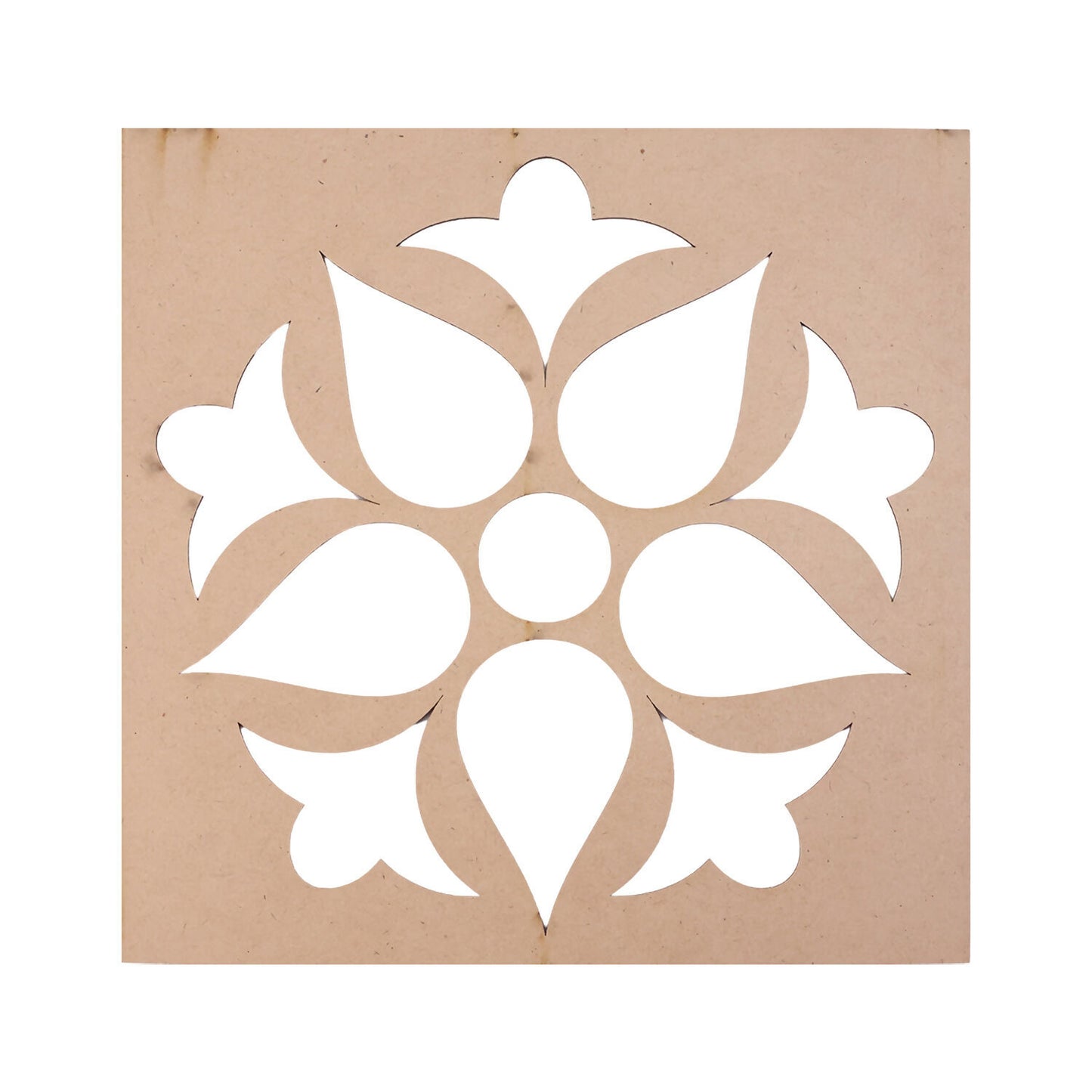 Flower Petal Rangoli MDF Design | Reusable Diwali Rangoli