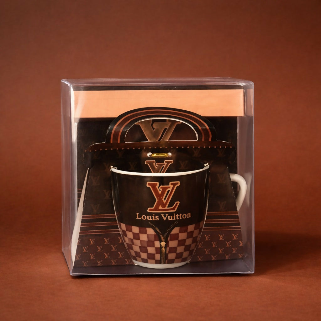 High-quality ceramic coffee mug with comfortable handle and unique pattern