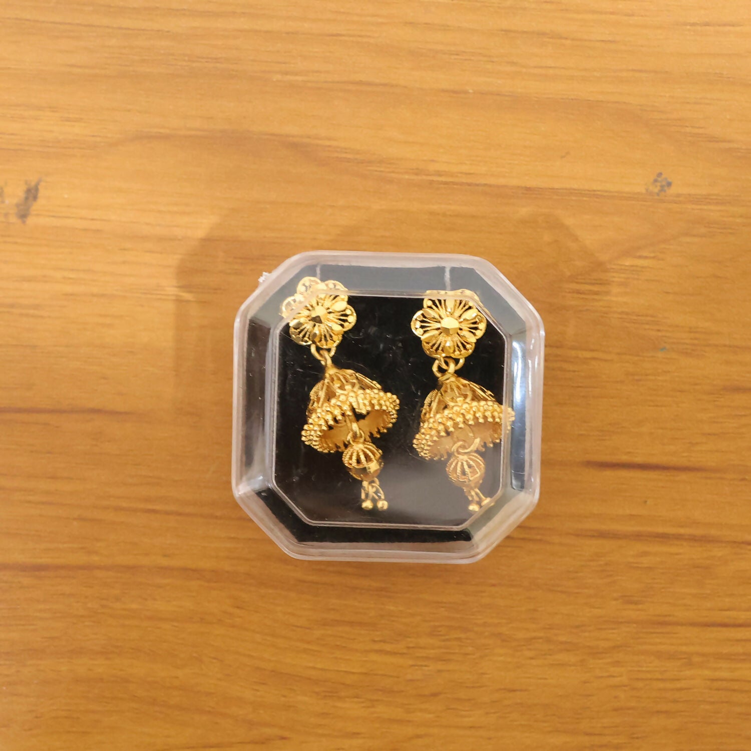 Royal Traditional Gold Jhumka Earrings for Wedding & Party Wear