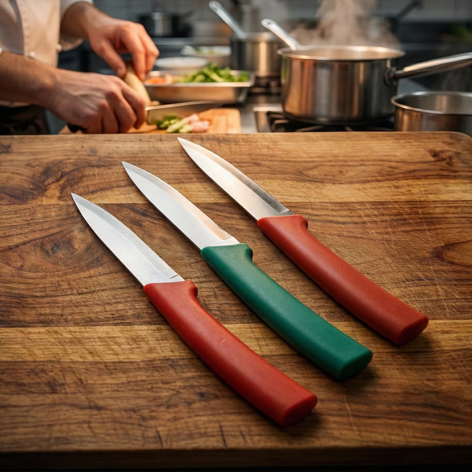 Multipurpose Kitchen Fruit & Vegetable Cutting Knife Set (Pack of 3)