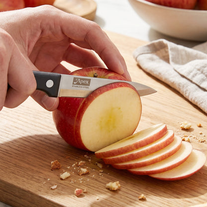 Apex Stainless Steel Fruit Knife with Riveted Handle Paring Knife (1 Pc)