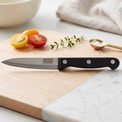 Apex Stainless Steel Fruit Knife with Riveted Handle Paring Knife (1 Pc)