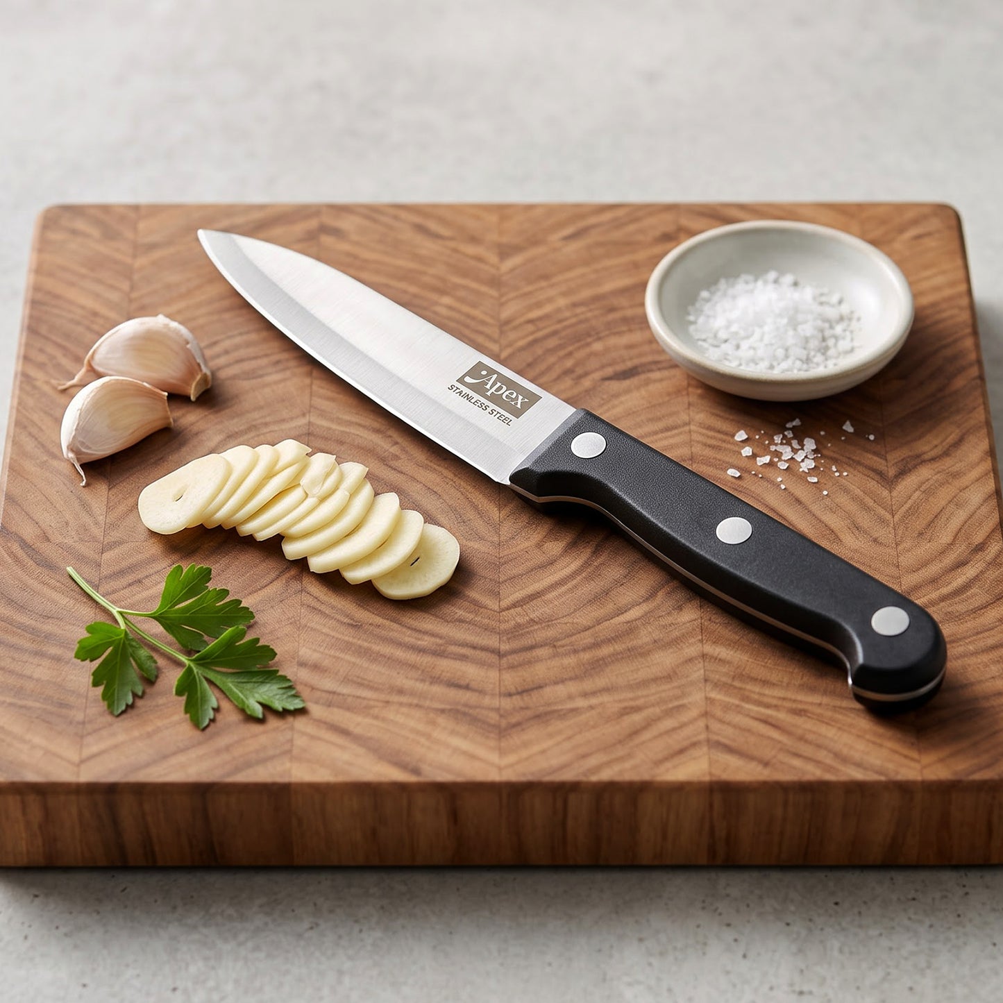 Apex Stainless Steel Fruit Knife with Riveted Handle Paring Knife (1 Pc)
