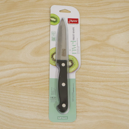 Apex Stainless Steel Fruit Knife with Riveted Handle Paring Knife (1 Pc)