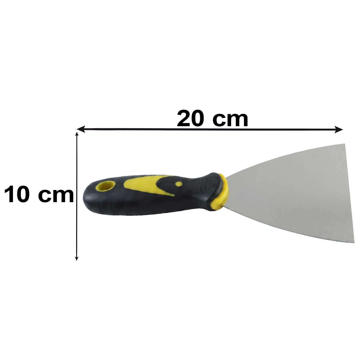 100 MM Stainless Steel Wall Putty Knife Scraper with Ergonomic Handle (1 Pc)
