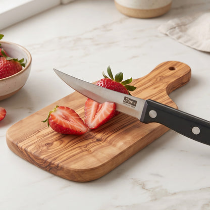 Apex Stainless Steel Steak Knife with Riveted Handle Curved Blade (1 Pc)