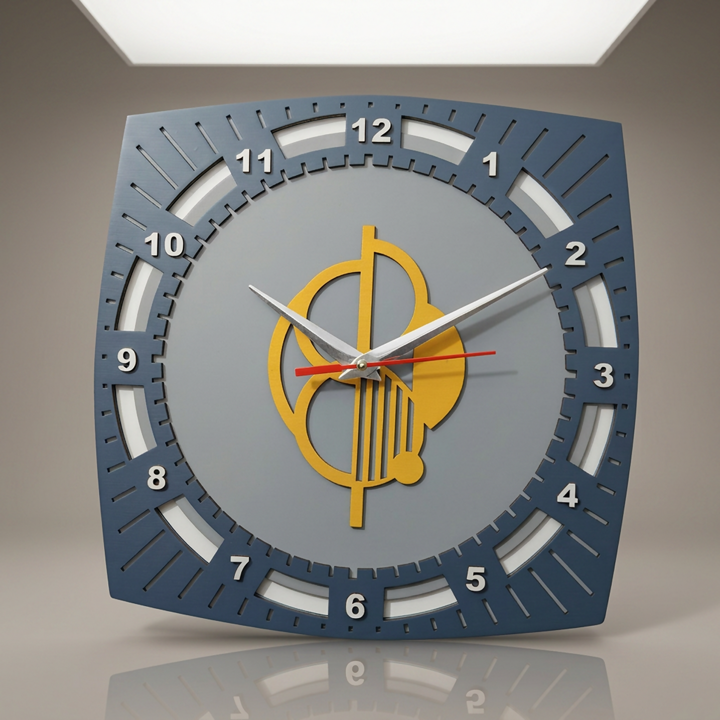 Rounded Square Clock 8 home decor
