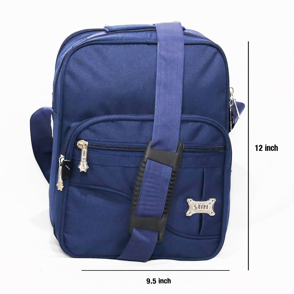 Durable Multicolor Tiffin Bag for Office & School | Multi-Pocket Lunch Bag with Adjustable Shoulder Strap | Lightweight & Water-Resistant Carry Bag