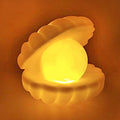Pearl Shell Night Lamp – Elegant LED Decor | Indo Glow