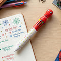 Multicolour Kids' Ink Pen – Fun Superhero Design & Smooth Writing