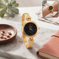 Elegant Golden Charm Bracelet Watch – Stylish & Versatile Accessory