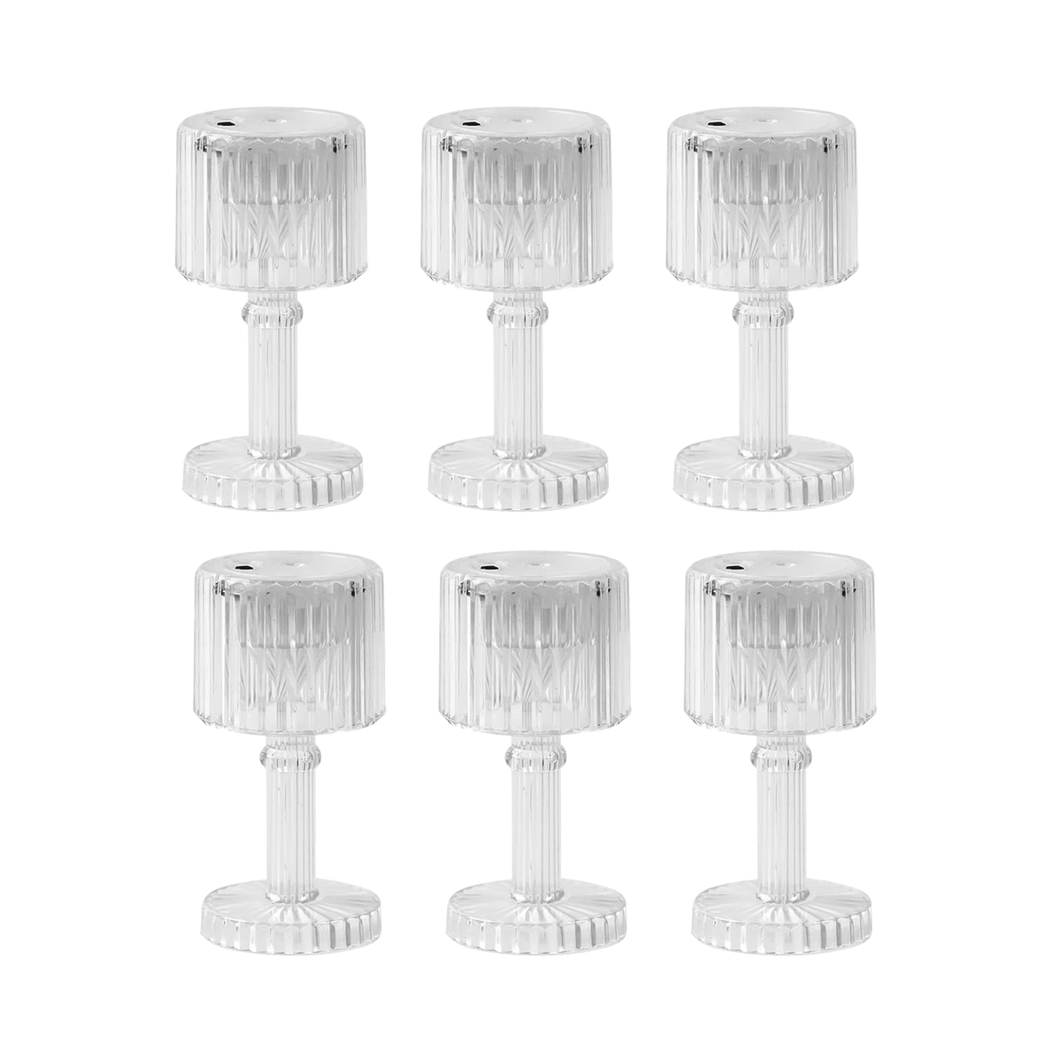 LED Crystal Wine Glass Shape Night Lamps