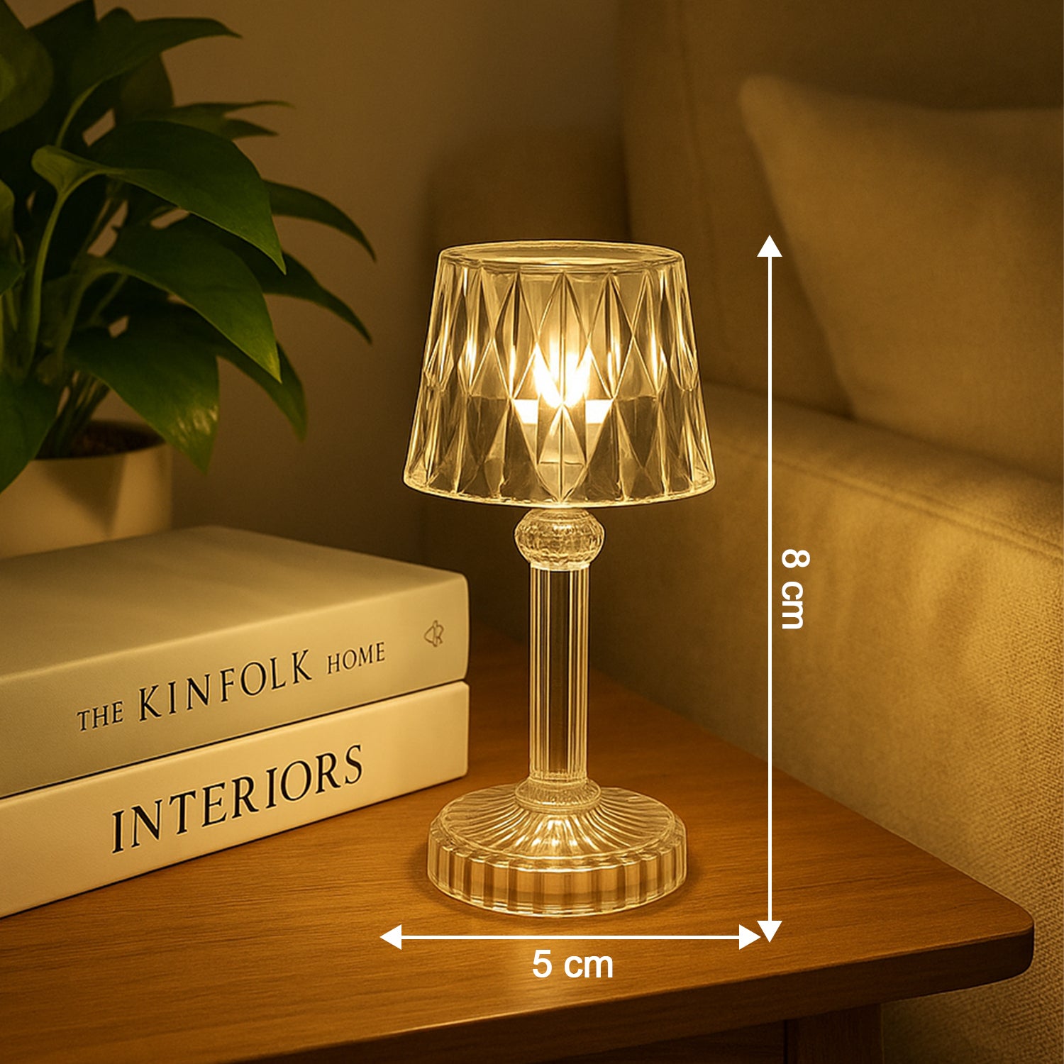 Battery Operated Decorative LED Mini Table Lamp (6 Pc / Set)