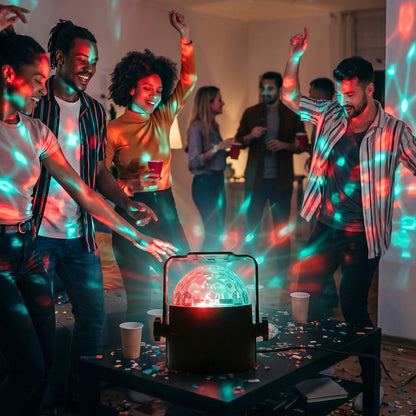 USB Powered LED Party Light Star Projector Disco Light (1 Pc)