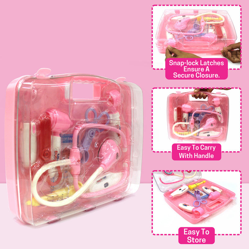 Aditi LED Doctor Play Kit for Kids with Light-Up Tools & Stethoscope – Complete Medical Role-Play Set