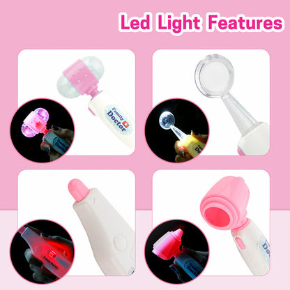 Aditi LED Doctor Play Kit for Kids with Light-Up Tools & Stethoscope – Complete Medical Role-Play Set
