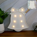 LED Bell Shaped Night Light – Warm, Battery Operated Glow
