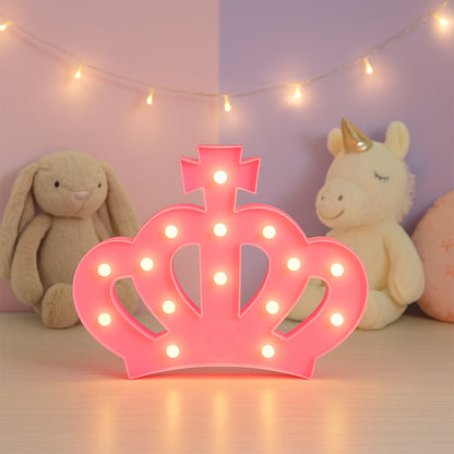 Crown Shape LED Decorative Night Light (1 Pc)