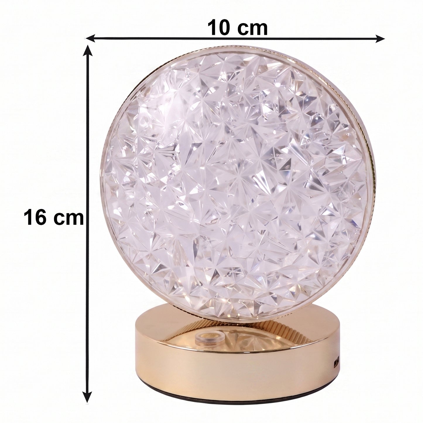 Crystal lamp size guide