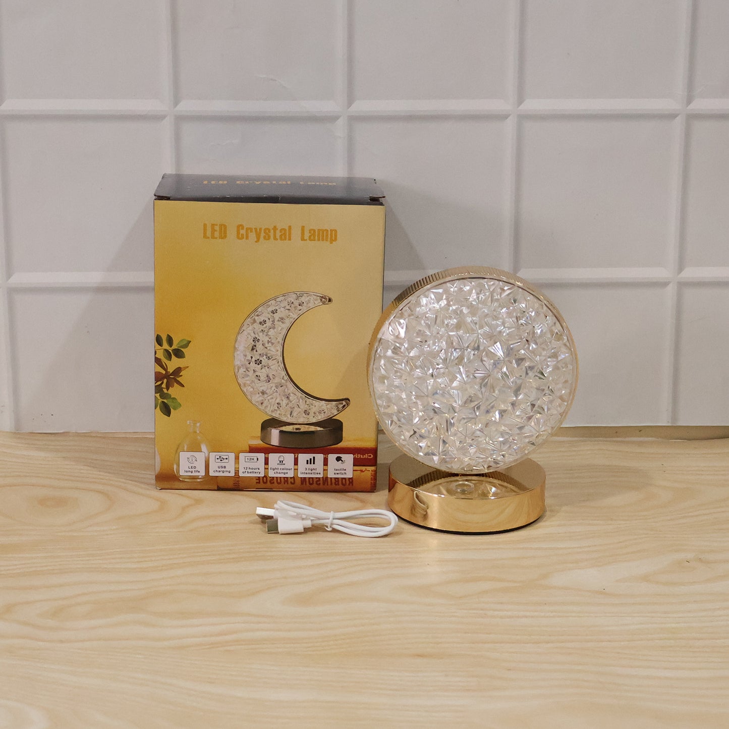 Crystal night lamp daily use