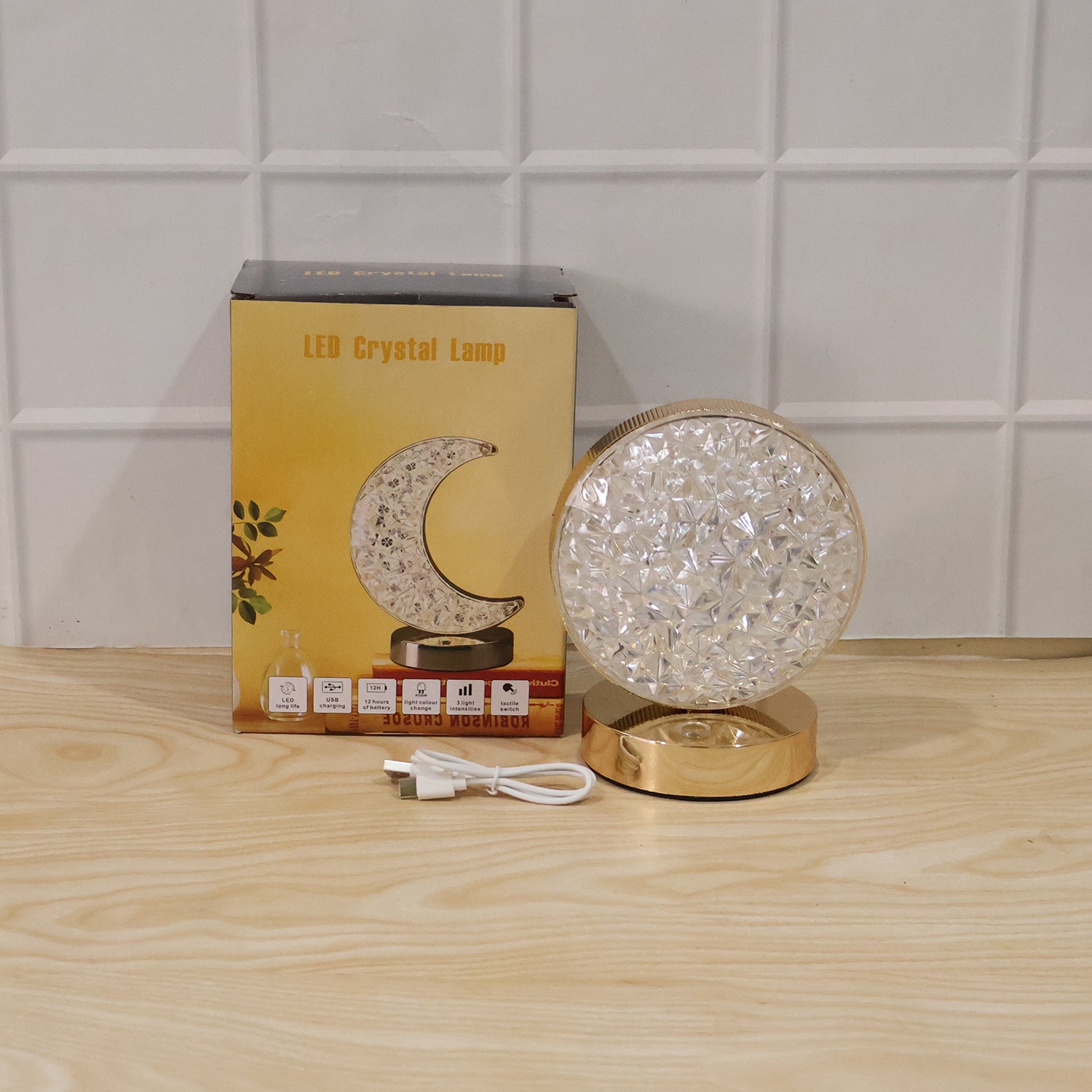 Crystal night lamp daily use