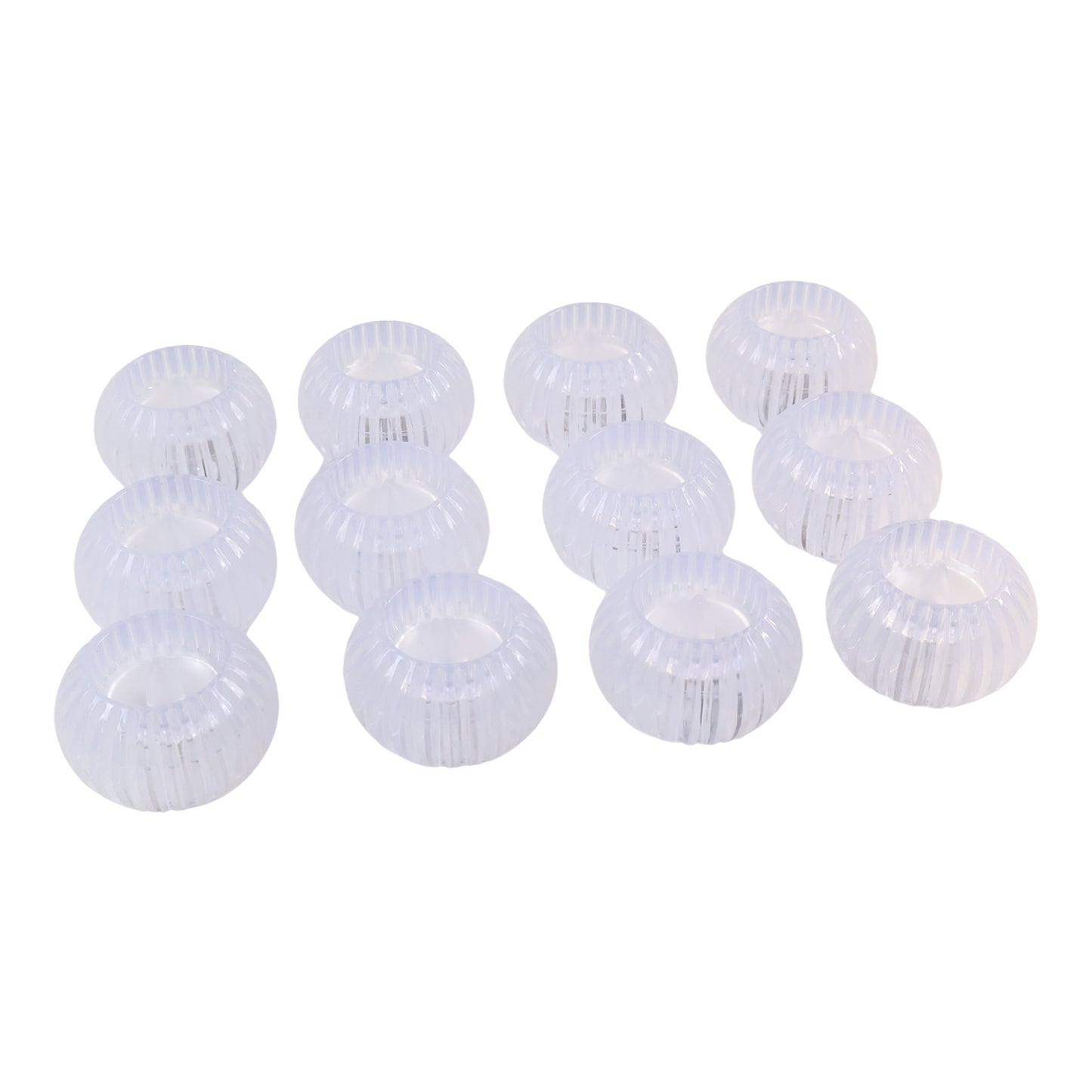 Set of 12 LED Crystal-Effect Flameless Smokeless Decorative Candles