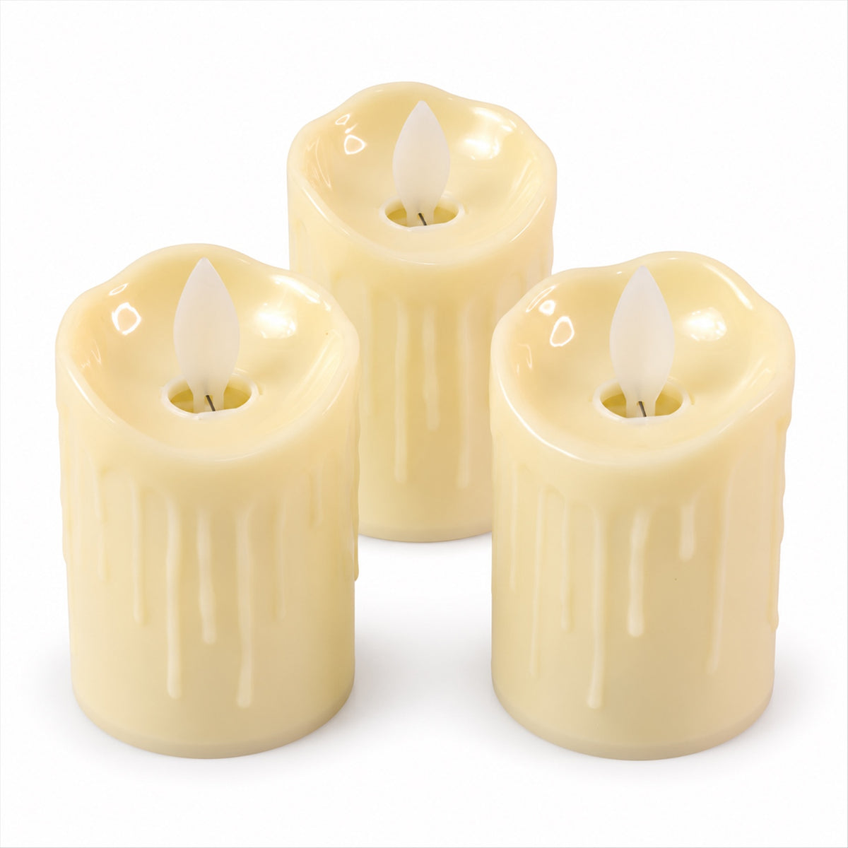 LED candle glow view