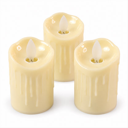 LED candle glow view