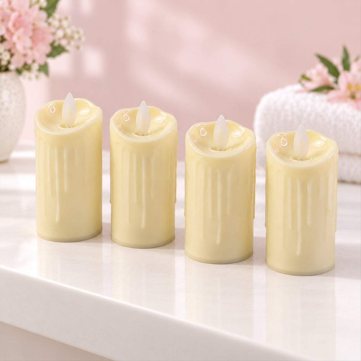 LED candle design view