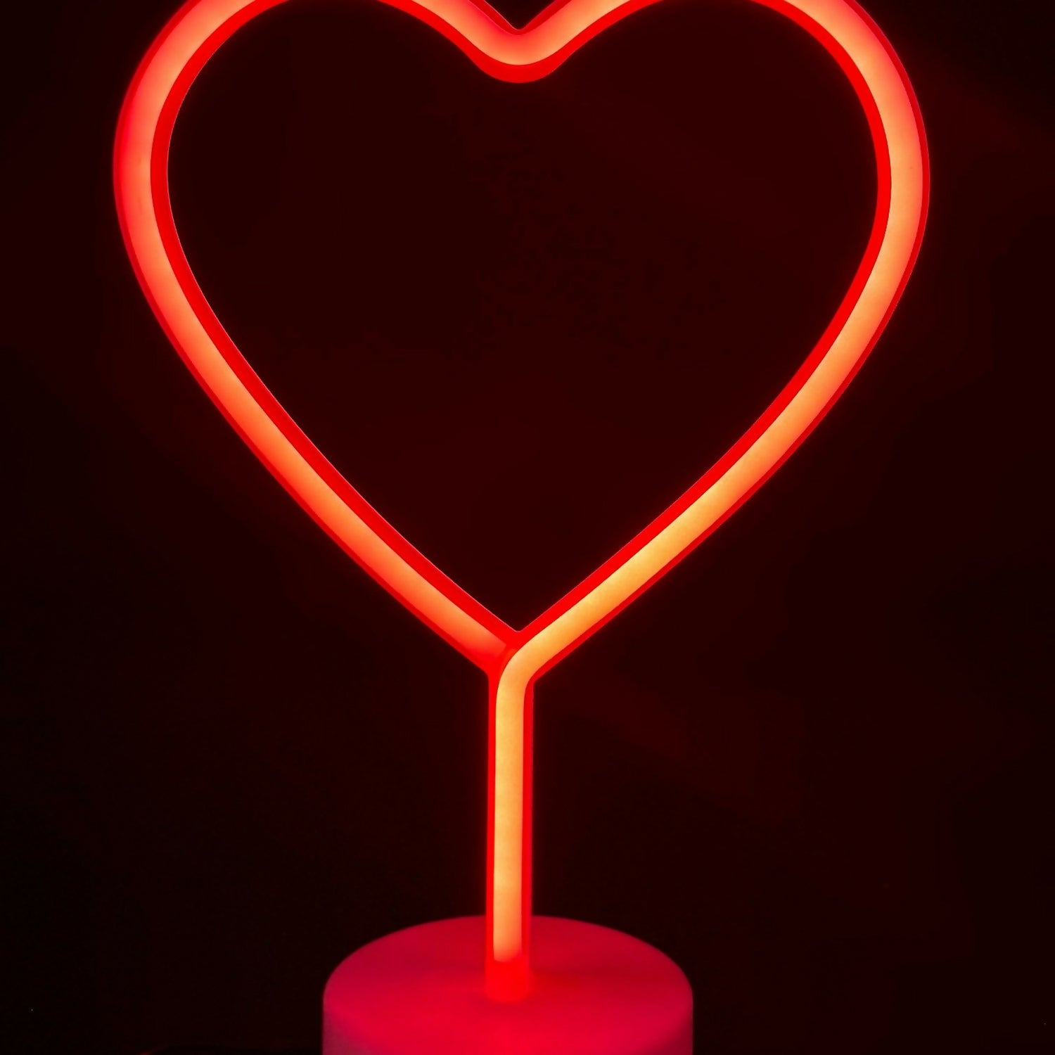 Heart Shape Neon LED Lamp | Romantic Night Light | Valentine Gift Decor