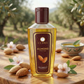 Almond Hair Oil – Nourishing Hair Care with Vitamin E for Shine and Reduction of Hair Fall