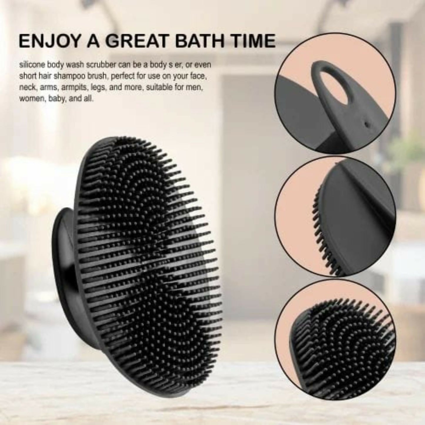 Body Scrubber Pack of 4 Combo