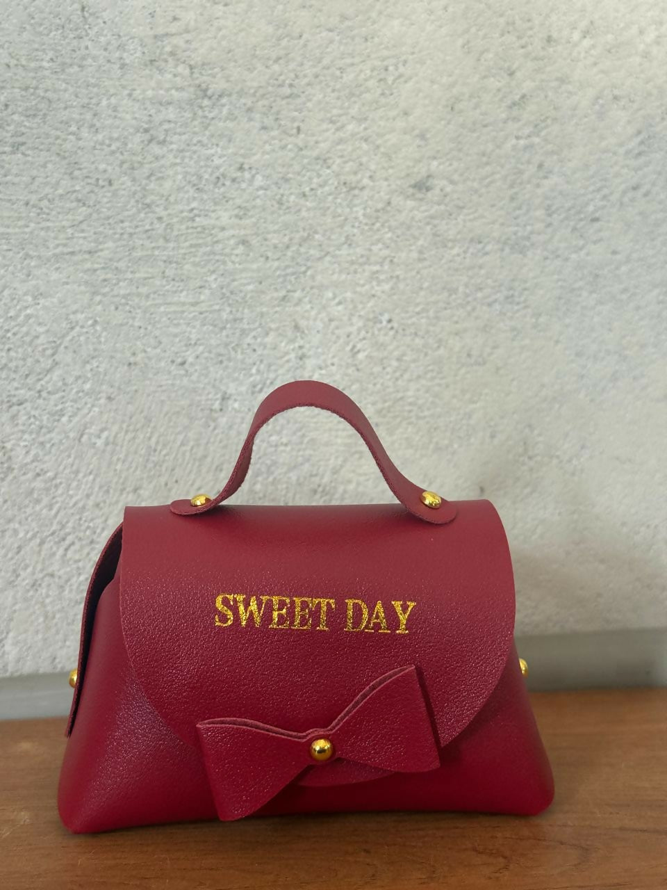 Maroon Mini Handbag for Women | Stylish Small Purse for Casual & Gifting
