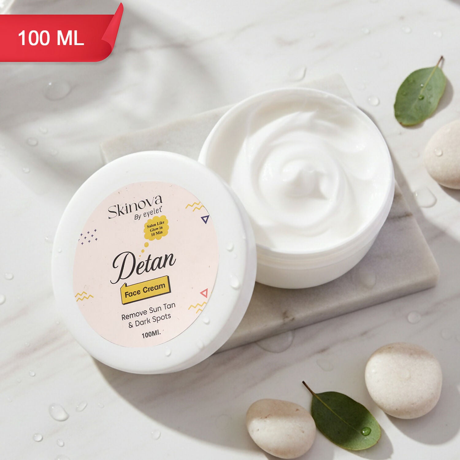 Eyelet Detan Face Cream for Sun Tan & Dark Spots Removal (100ML)