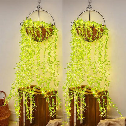 LED Leaf String Light – 3 Meter Decorative Green Vine Lighting
