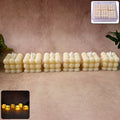 LED Bubble Candles – Set of 6 Flameless Decorative Lights
