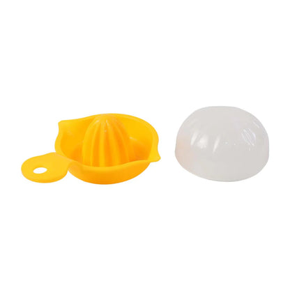 Yellow Hand Operated Citrus Juicer Manual Lemon Orange Squeezer for Home (1 Pc)