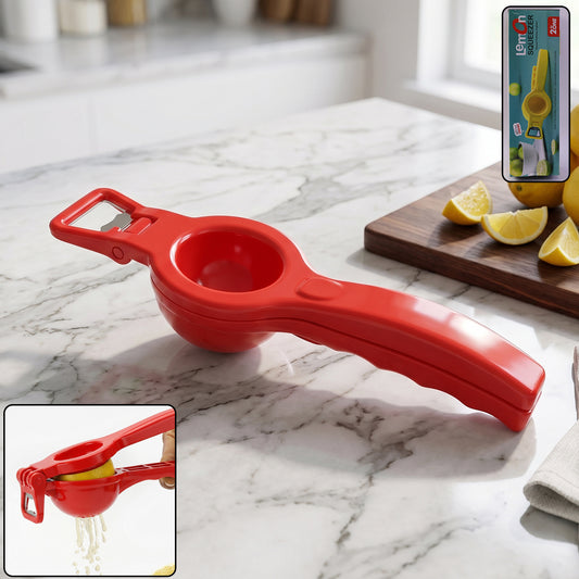 2-in-1 Unbreakable Lemon Squeezer & Bottle Opener - Durable Kitchen Tool