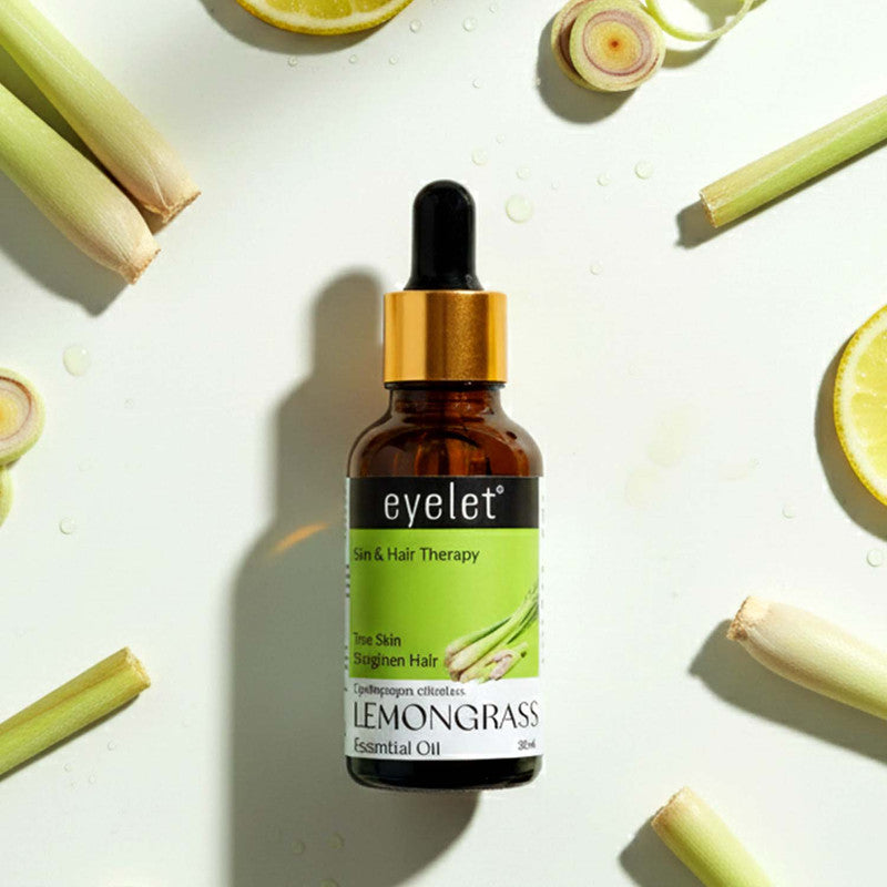Eyelet Lemongrass Essential Oil Natural Skin & Hair Therapy Oil 30Ml