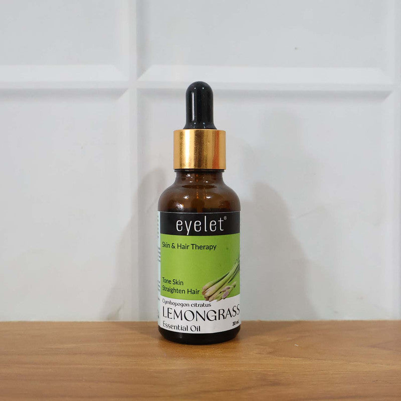 Eyelet Lemongrass Essential Oil Natural Skin & Hair Therapy Oil 30Ml