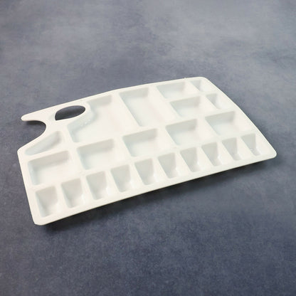 Khyati Colour Mixing Plate – Rectangle Medium Artist Palette with Multiple Compartments