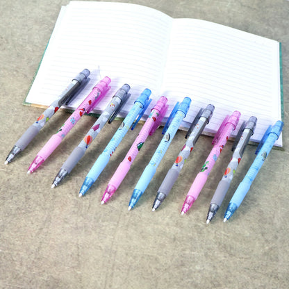 Camlin Klick Mechanical Pencil 0.7 mm – Assorted Cartoon Design, Smooth Writing Pencils with Comfortable Grip – Pack of 10
