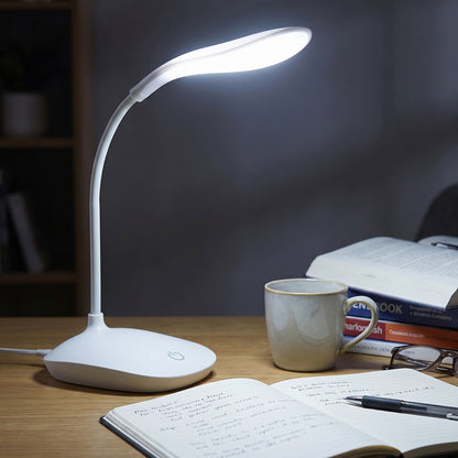 LED Desk Table Lamp Flexible Touch Dimmer Eye Care Reading Study Light (1 Pc) view 3